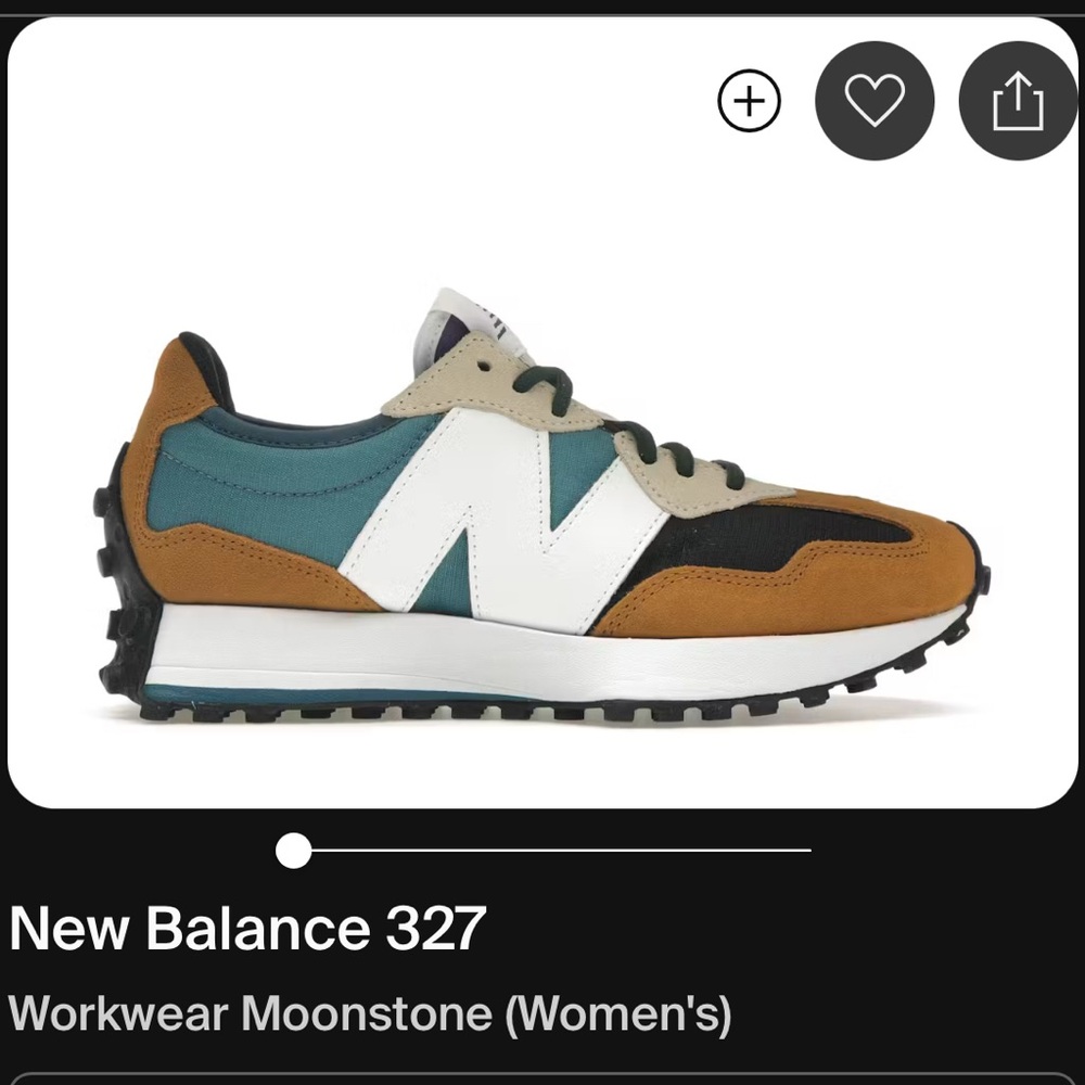 New Balance Womens 327 Moonstone size 7
